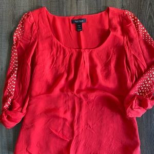 WHBM Silk Fashion Top